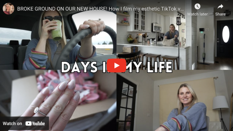 BROKE GROUND ON OUR NEW HOUSE! How I film my esthetic TikTok vlogs. SAHM life | McKenna Ashcroft